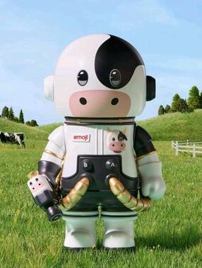 MEGA SPACE‎ MOLLY 100% x Emoji  Series - Cow On Me